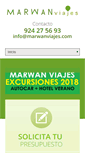 Mobile Screenshot of marwanviajes.com